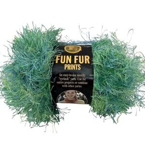 Lion Brand Yarns Fun Fur Prints Citrus #207 1.5 oz 57 Yards Polyester